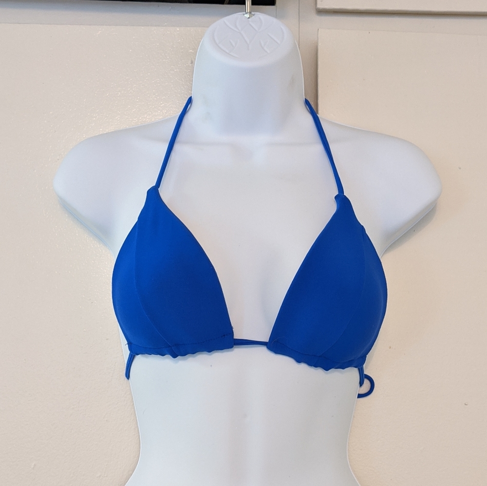 Blue Polo Ralph Lauren Bikini Top Small